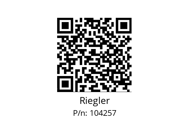   Riegler 104257