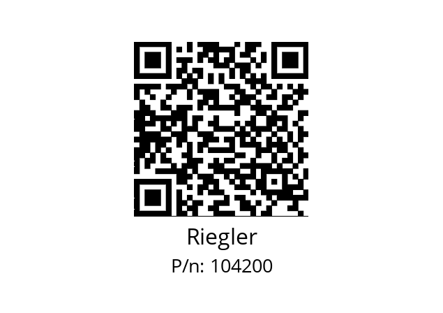   Riegler 104200