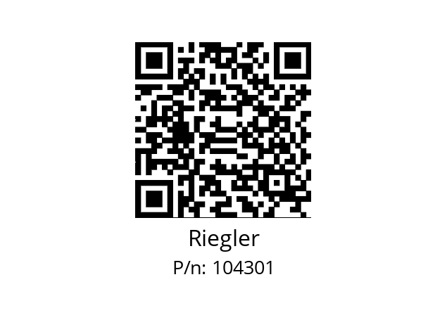   Riegler 104301