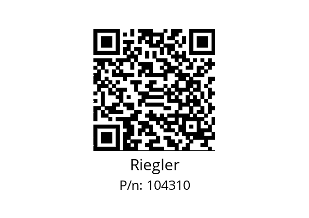   Riegler 104310