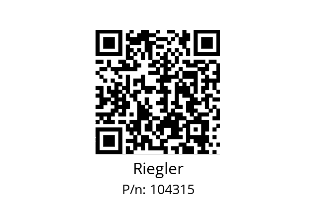   Riegler 104315