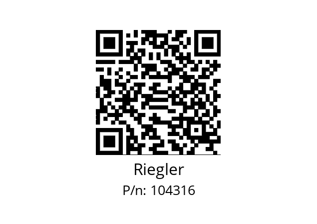   Riegler 104316