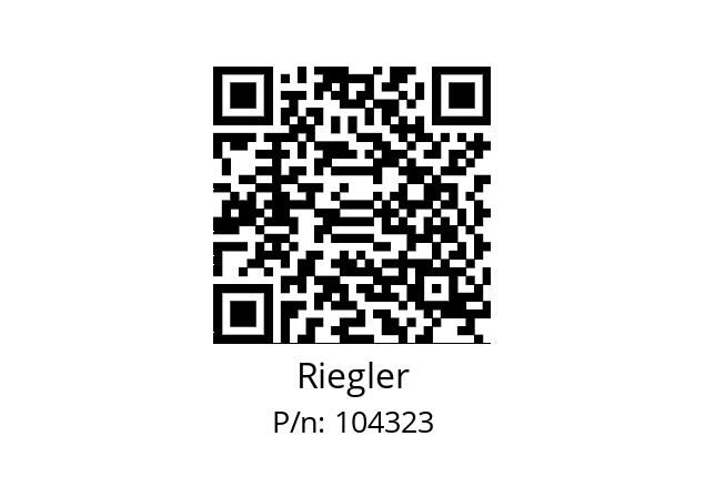   Riegler 104323