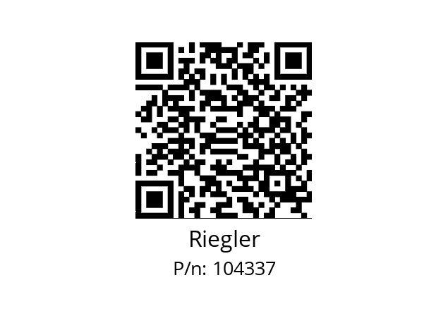   Riegler 104337