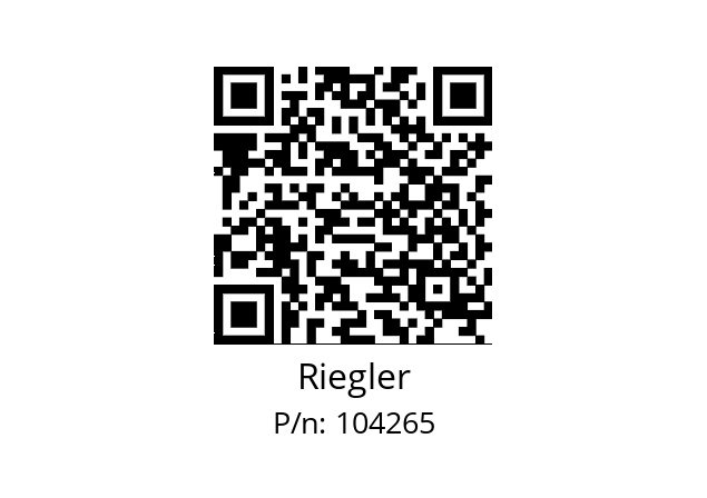   Riegler 104265