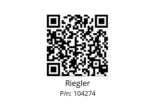   Riegler 104274