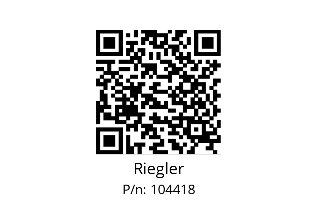   Riegler 104418