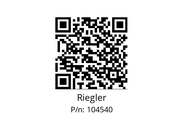   Riegler 104540