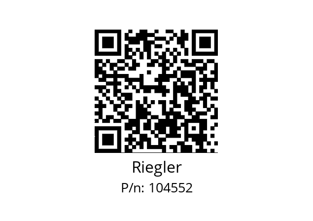   Riegler 104552