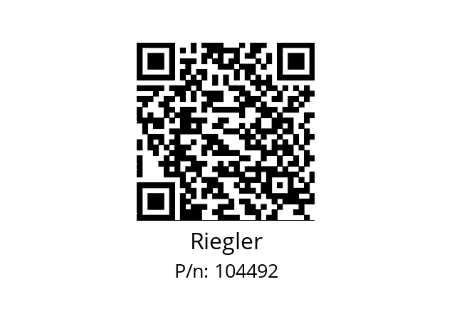   Riegler 104492