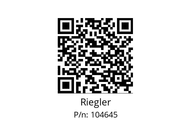   Riegler 104645