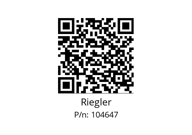   Riegler 104647