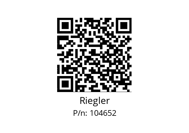   Riegler 104652