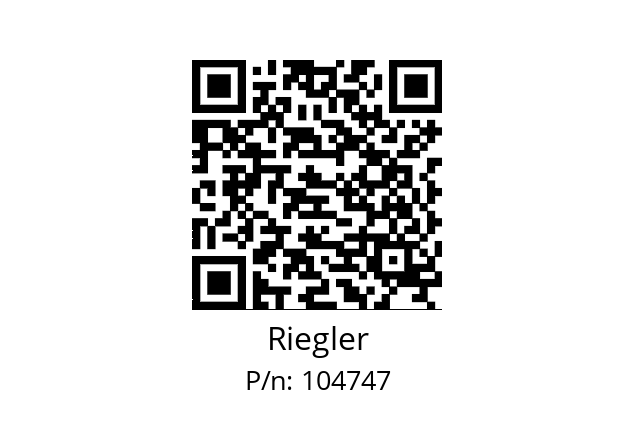   Riegler 104747