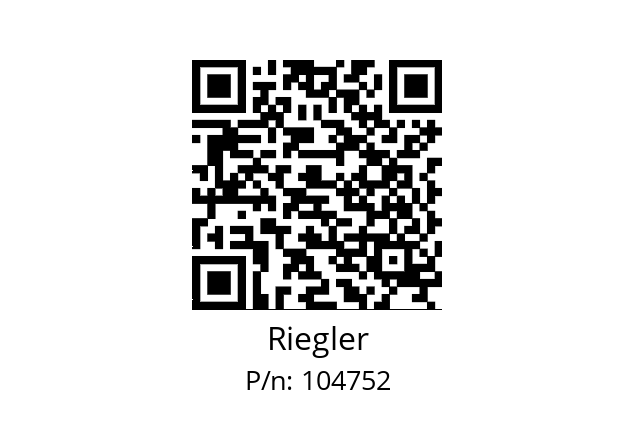   Riegler 104752