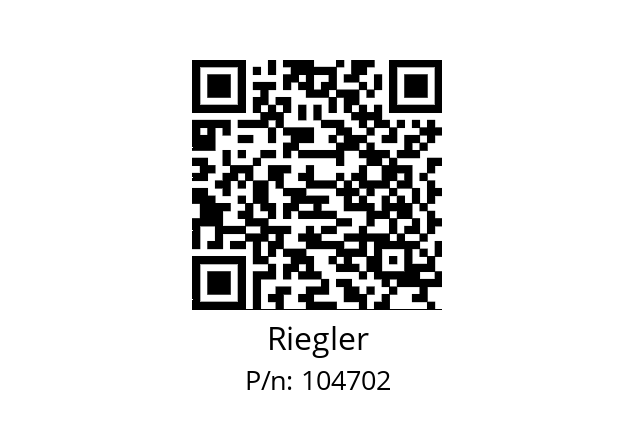   Riegler 104702