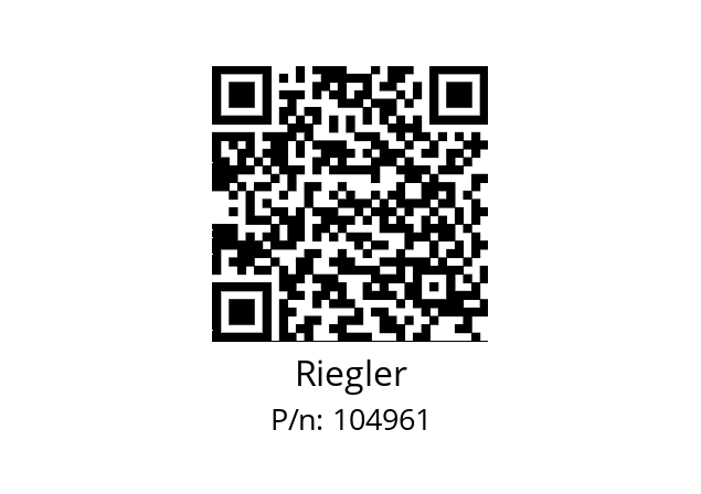   Riegler 104961