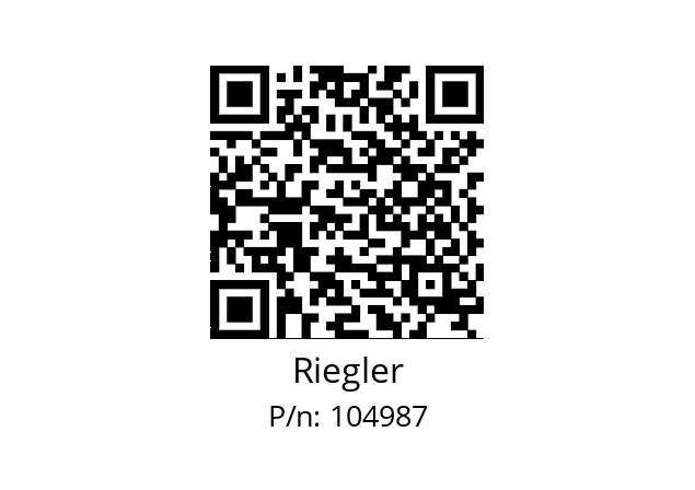   Riegler 104987