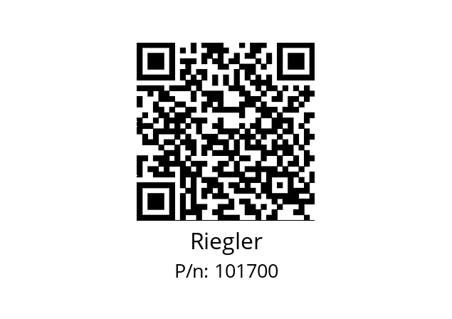   Riegler 101700