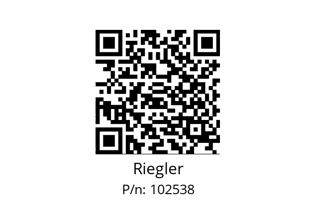   Riegler 102538