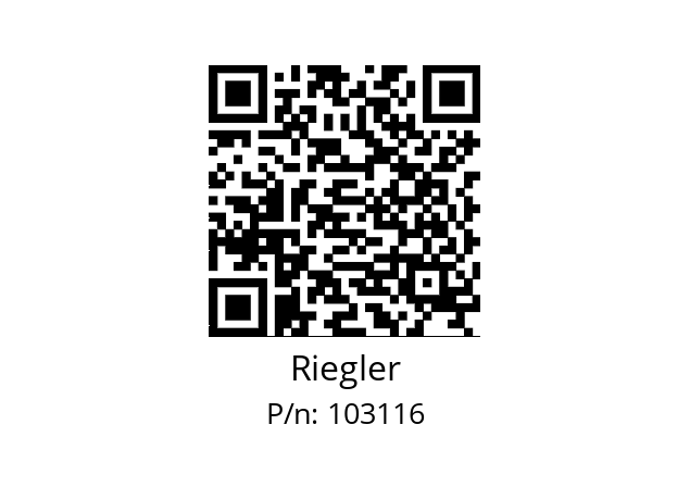   Riegler 103116