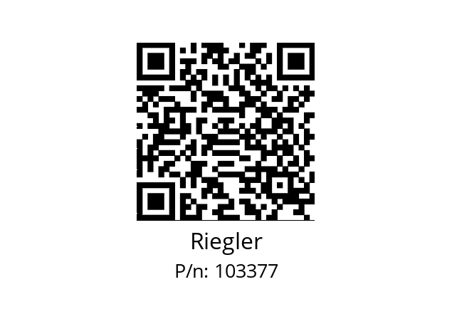   Riegler 103377