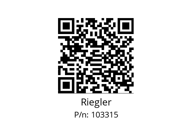   Riegler 103315