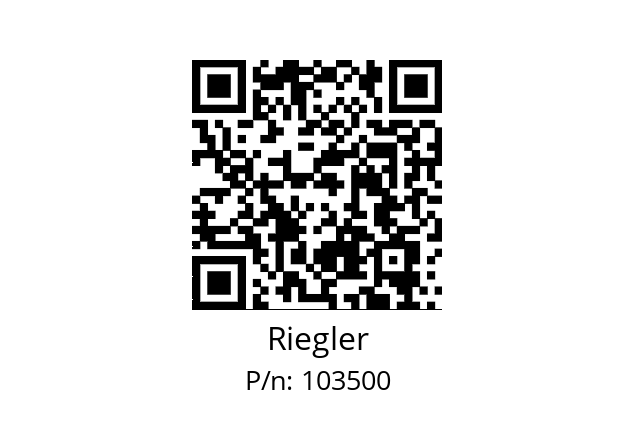   Riegler 103500