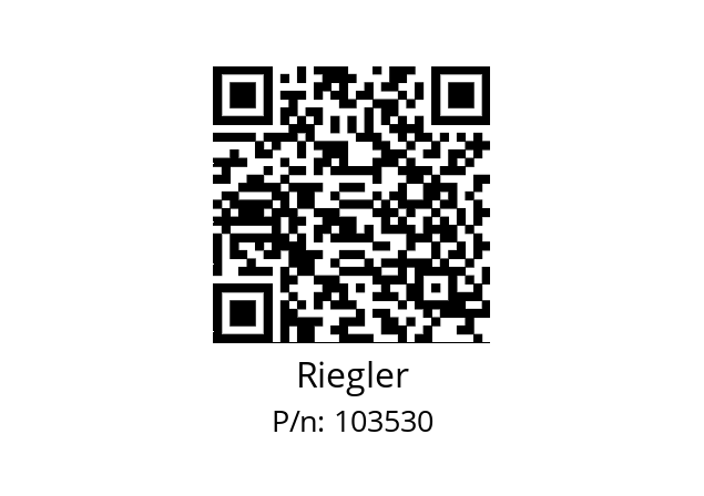   Riegler 103530