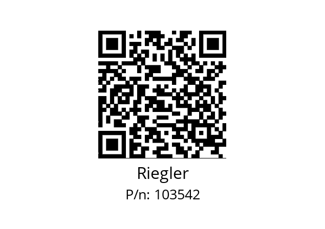   Riegler 103542