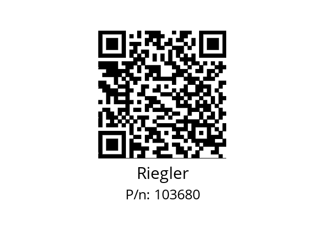   Riegler 103680