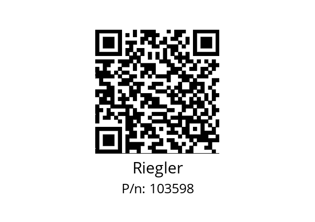   Riegler 103598