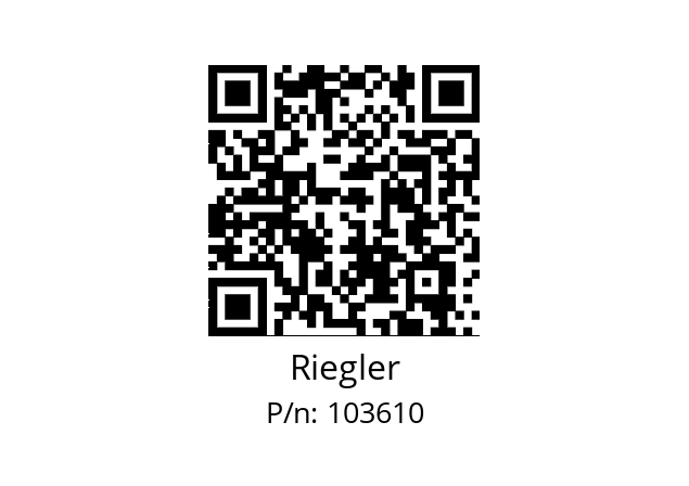   Riegler 103610