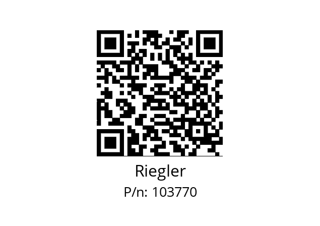   Riegler 103770