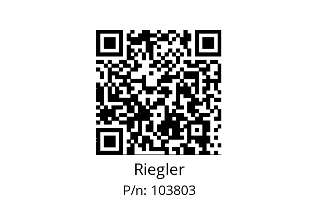   Riegler 103803