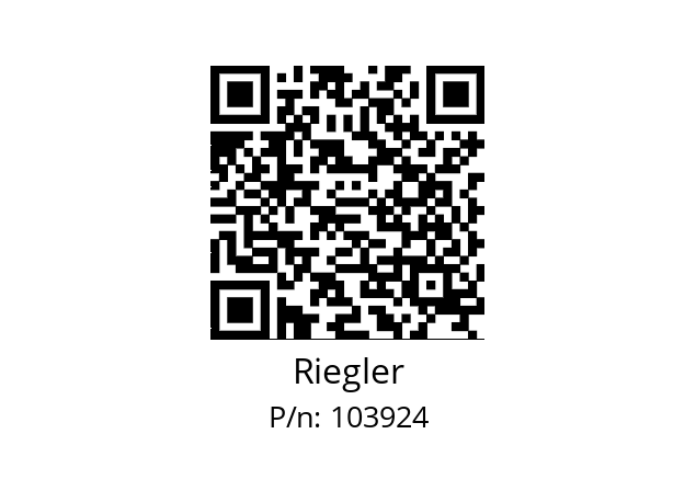   Riegler 103924