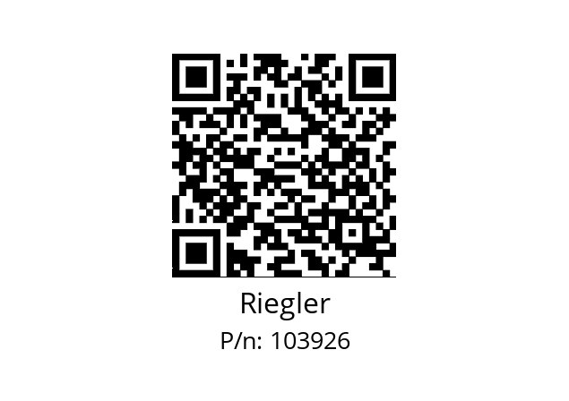   Riegler 103926