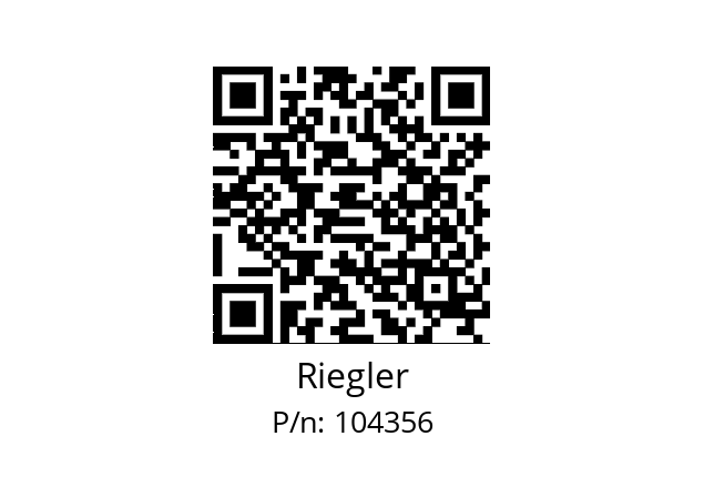   Riegler 104356