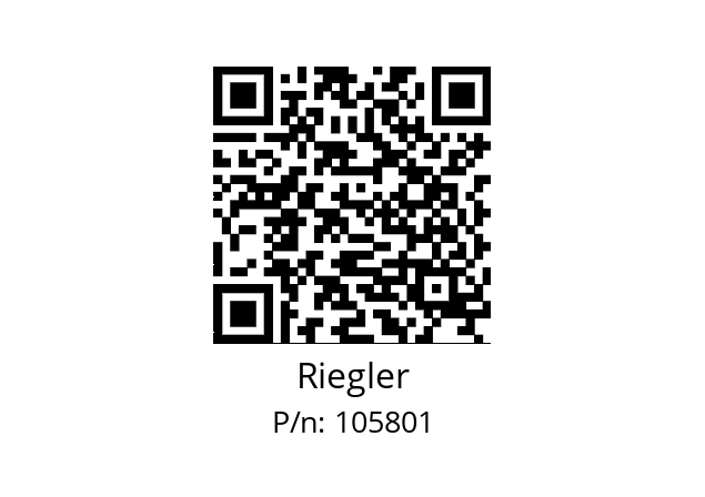   Riegler 105801