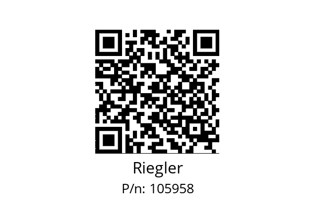   Riegler 105958