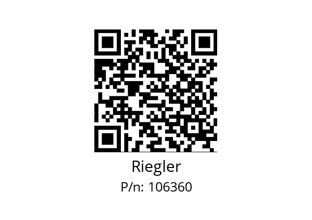   Riegler 106360