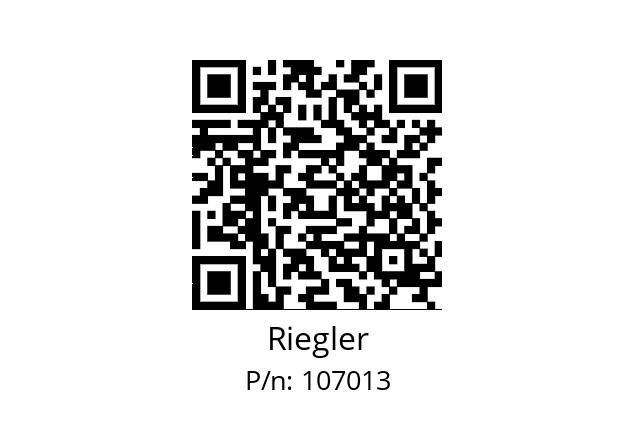   Riegler 107013