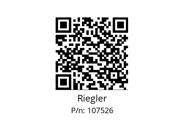   Riegler 107526