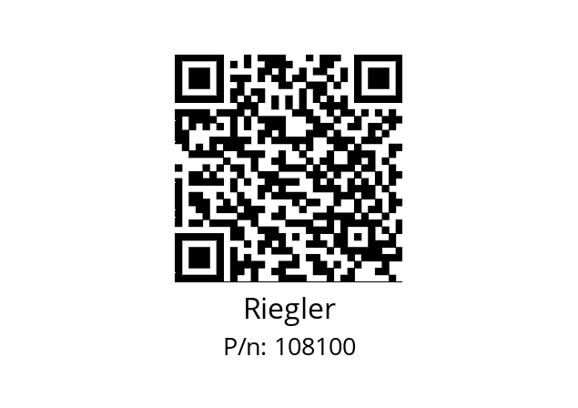   Riegler 108100