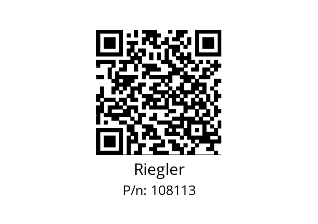   Riegler 108113