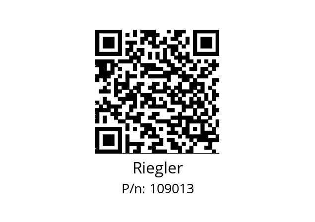   Riegler 109013