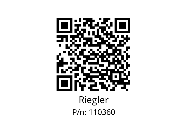   Riegler 110360