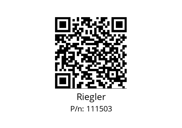   Riegler 111503