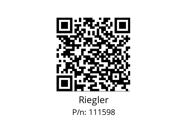   Riegler 111598