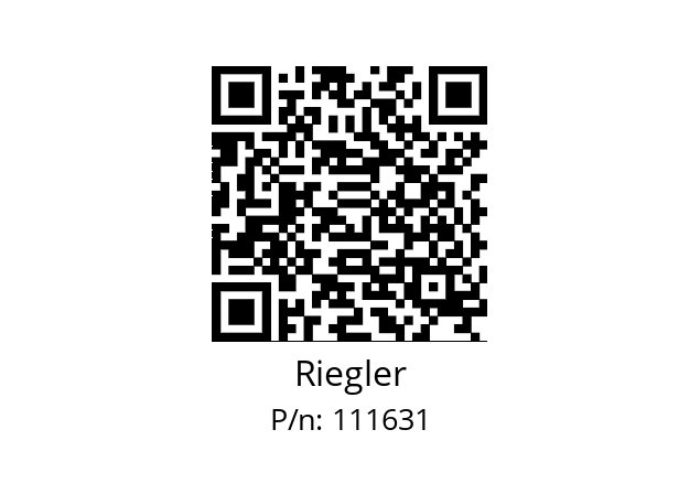   Riegler 111631